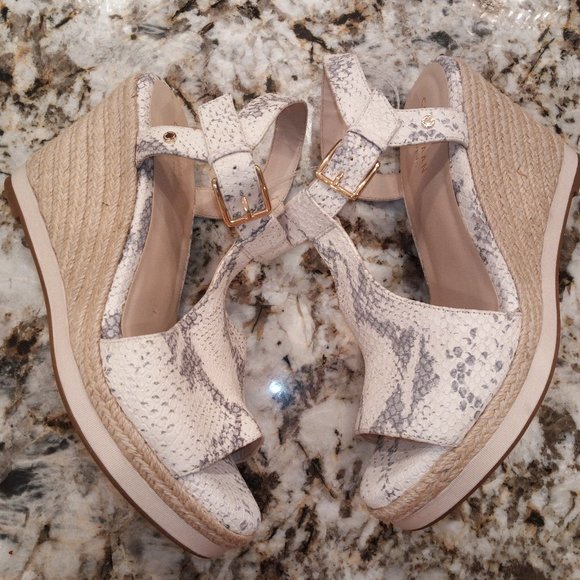 Cole Haan Cloudfeel Espadrille Wedge Sandal women's Clearance $150 - Picture 4 of 8